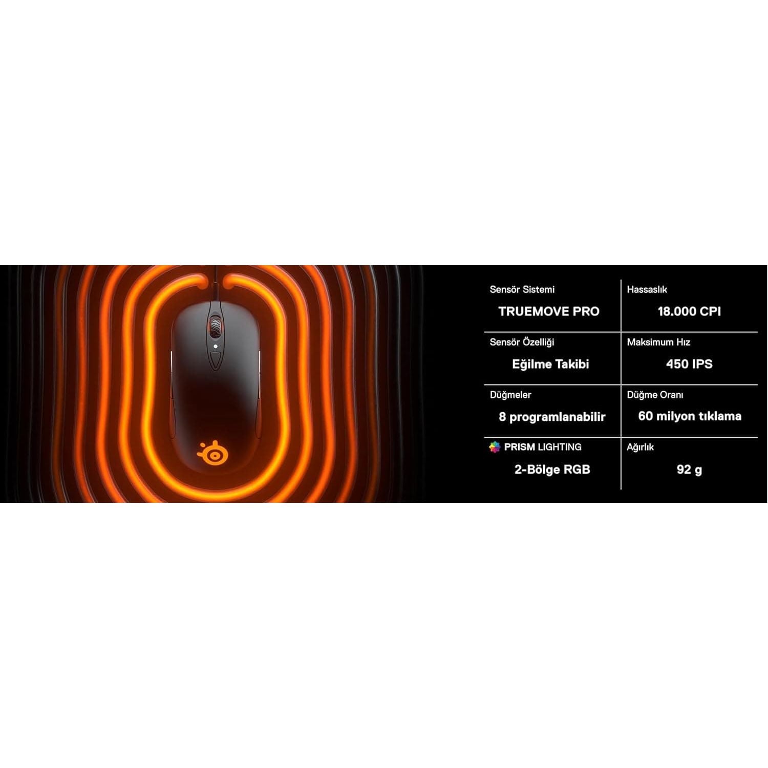 Buy SteelSeries,SteelSeries Sensei Ten - Gaming Mouse - 18, 000 CPI Truemove Pro Optical Sensor - Ambidextrous design - 8 Programmable Buttons - RGB Lighting - Black - Gadcet UK | UK | London | Scotland | Wales| Near Me | Cheap | Pay In 3 | Keyboard & Mouse